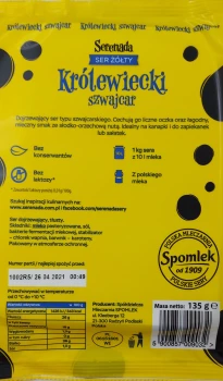 Spomlek SER SERENADA 135g SZWAJCAR plastry KOPERTA [17]