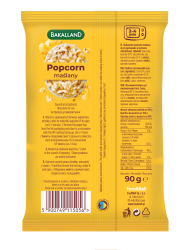 BAKALLAND POPCORN 90g MAŚLANY [24]