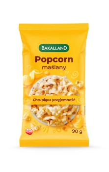 BAKALLAND POPCORN 90g MAŚLANY [24]