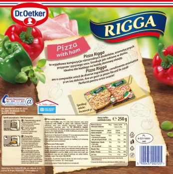 MR.Pizza RIGGA z SZYNKĄ 250g    [5]