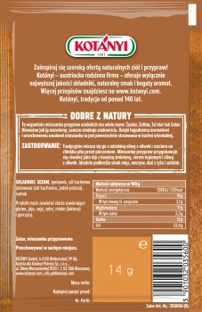 KOTANYI ZATAR MIESZANKA PRZYPRAW 14g [20]