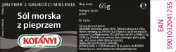KOTANYI Młynek SÓL MORSKA Z PIEPRZEM 65g [4]