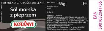 KOTANYI Młynek SÓL MORSKA Z PIEPRZEM 65g [4]