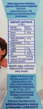 SM Gostyń Mleko gostyńskie zagęszczone niesłodzone z magnezem light 4% 350 g
