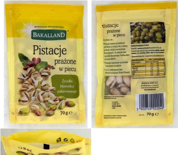 BAKALLAND PISTACJE PRAŻ.W PIECU 70g     [15]