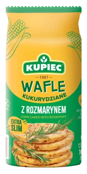 Kupiec WAFLE KUKURYDZIANE 105g Z ROZMARYNEM  [16]