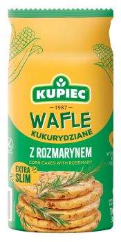 Kupiec WAFLE KUKURYDZIANE 105g Z ROZMARYNEM
