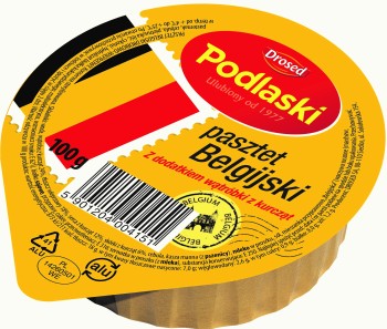 Podlaski Drosed Kanapki Świata Belgijski pasztet kremowy 100 g