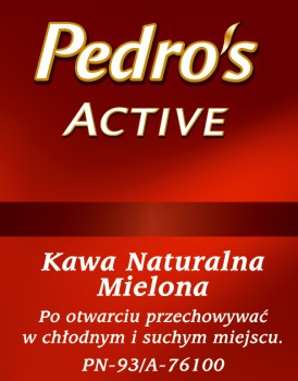 Pedro's Active Kawa mielona 100 g