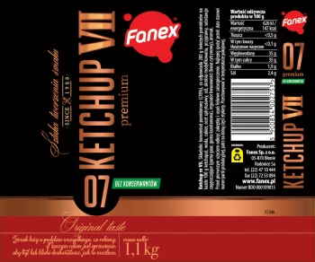 Fanex KETCHUP 1,1kg PREMIUM [4]