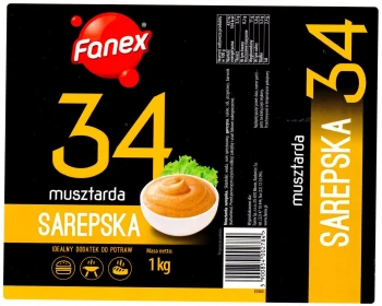 Fanex MUSZTARDA 1kg SAREPSKA  [4]