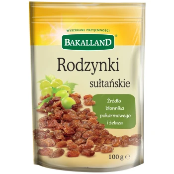 BAKALLAND RODZYNKI SUŁT.100g   [16]