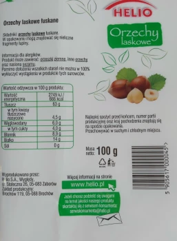 Helio ORZECHY LASKOWE  100g    [18]