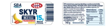 Mlekov.JOGURT SKYR 140g TRUSKAWKA/BANAN