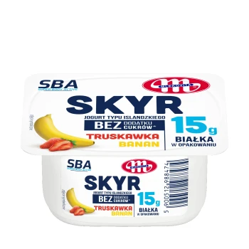 Mlekov.JOGURT SKYR 140g TRUSKAWKA/BANAN
