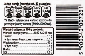 Oskroba CHLEB BALTONOWSKI KROJONY