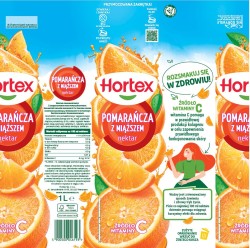 Hortex 1L Nek.POMARAŃCZA Z MIĄŻSZEM