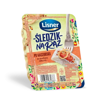 Lisner ŚLEDZIK NA RAZ 100g PO KASZUBSKU  [12]
