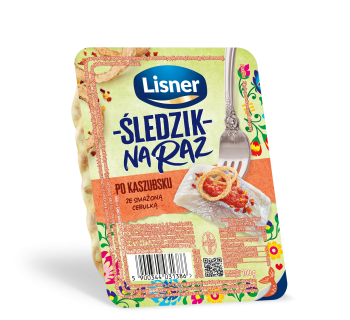 Lisner ŚLEDZIK NA RAZ 100g PO KASZUBSKU