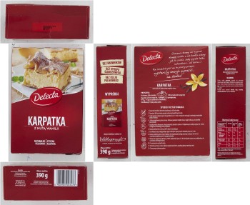 D.CIASTO 375g KARPATKA Z NUTĄ WANILIOWĄ