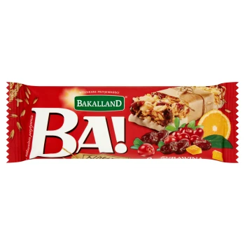 BAKALLAND BA! BAT.40g ZBOŻ. ŻUR/POM.   [25]