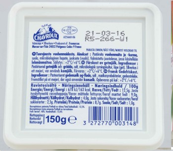 Turek CHAVROUX 150g kozi naturalny