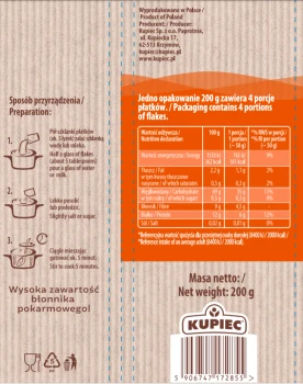 Kupiec PŁATKI 200g ORKI.PEŁNOZIAR. [10]