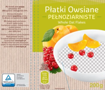 Kupiec PŁATKI 200g OWSIANE PEŁNOZIAR. [8]