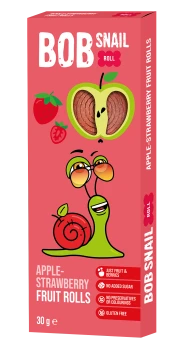 Nawar BOB SNAIL PRZEKĄSKA 30g jabłko-truskawka   [24]