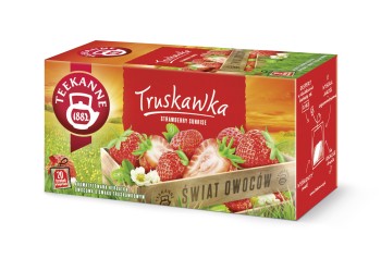 Teekanne World of Fruits Strawberry Sunrise Mieszanka herbatek owocowych 50 g (20 torebek)