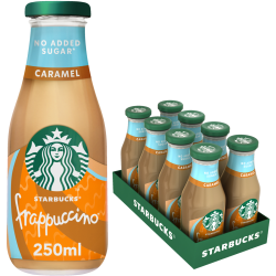 Arla STARBUCKS FRAPPUCCINO CARMEL NO ADDED SUGAR 250ml [8]