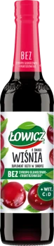 Łowicz syrop 400ml WIŚNIA SUPL.DIETY   [6]