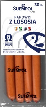 SUEMPOL PARÓWECZKI ŁOSOSIOWE 160g B/KONS.