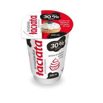 Mlekpol ŁACI.ŚMIETANKA  30% PASTER. 200ml  [20]