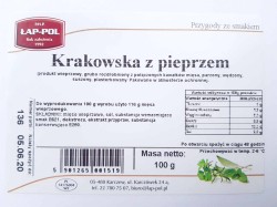W.ŁAP-POL PL.KRAKOWSKA Z PIEPRZEM 100g