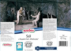 KOTANYI Sól z Kopalni Wieliczka 1kg [10]