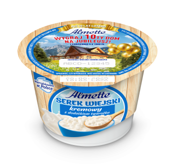 Hochland ALMETTE SEREK 150g WIEJSKI KREMOWY [12] N