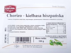 W.ŁAP-POL PL.CHORIZO SPECJAL 100g +