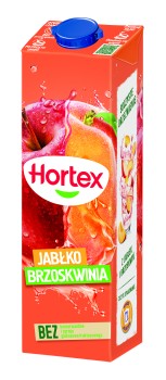 Hortex Jabłko brzoskwinia Napój 1 l