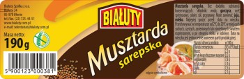 Białuty Musztarda sarepska 190 g