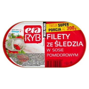 Graal Era Ryb filety śledź w sosie pomidorowym 300 g