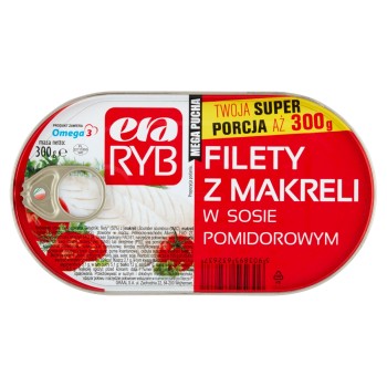 Graal Era Ryb filety z makreli w sosie pomidorowym 300 g