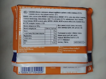 Ritter Czekolada Mleczna z Migdałami, Solą i Miodem 100 g
