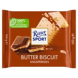 Ritter Czekolada Mleczna z Herbatnikami 100 g
