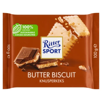 Ritter Czekolada Mleczna z Herbatnikami 100 g