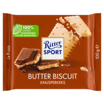 Ritter Czekolada Mleczna z Herbatnikami 100 g