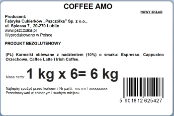 Pszczółka Cukierki Coffee amo 1 kg