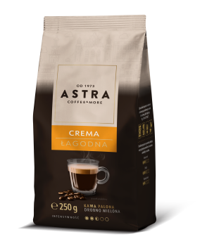 Kawa ASTRA ŁAGODNA Crema drobno mielona 250 g