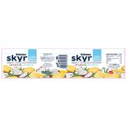 Bakoma JOGURT SKYR 150g ANANAS-KOKOS
