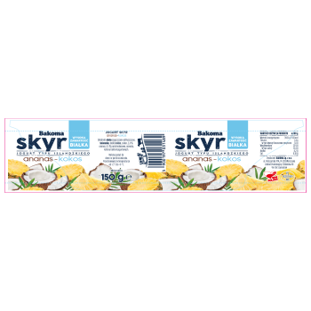 Bakoma JOGURT SKYR 150g ANANAS-KOKOS